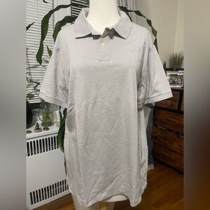 J. Crew Light Gray Polo Shirt
